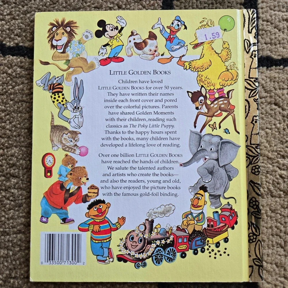 Little Golden Book Thumbelina Vintage Childrens Hardcover 300-66